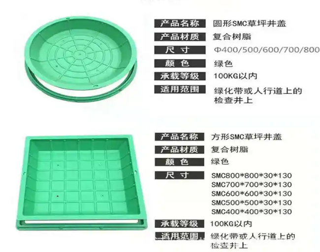 大邑树脂复合种植井盖展示
